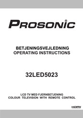 Prosonic 32LED5023 Operating Instructions Manual