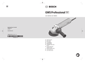 Bosch Professional GWS 12-125 S Original Instructions Manual