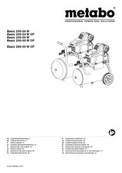 Metabo Basic 250-50 W Original Instructions Manual