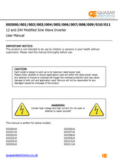 Quasar SSI010 User Manual