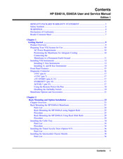 HP E8401A User And Service Manual