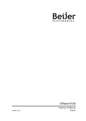 Beijer Electronics iX Panel K100 Installation Manual