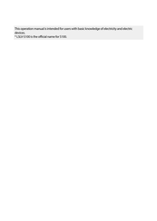 LS ELECTRIC LSLV0004 S100-1EOFNM Manual