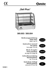 Bartscher Deli Plus 305.054 Instruction Manual