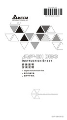 Delta Electronics DVP-EH DIDO Instruction Sheet