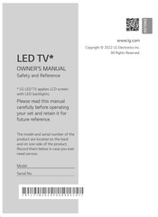 LG QNED96 Owner's Manual