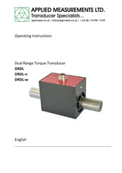 Applied DRDL-w Operating Instructions Manual
