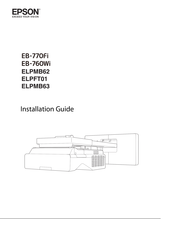 Epson ELPMB63 Installation Manual