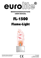 EuroLite FL-1500 Flame-Light User Manual