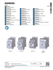 Siemens SIRIUS 3RT2 2 Series Original Operating Instructions