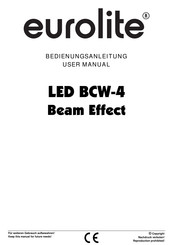 EuroLite LED BCW-4 User Manual