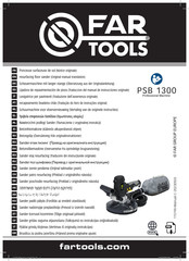 Far Tools PSB 1300 Original Manual Translation