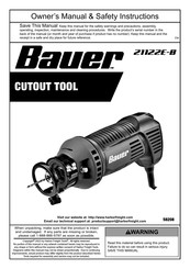 Bauer 58208 Owner's Manual & Safety Instructions