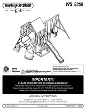 Swing-N-Slide WS 8359 Assembly Instructions Manual