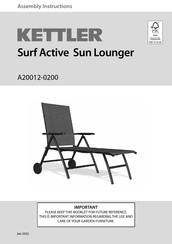 Kettler Surf Active A20012-0200 Assembly Instructions Manual