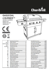 Char broil GAS2COAL 4 BURNER 468301421 Manuals ManualsLib