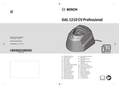 Bosch Professional GAL 1210 CV Instructions Manual