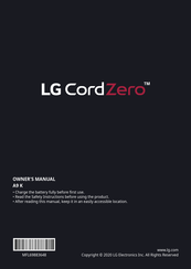 LG CORDZERO A9 K Owner's Manual
