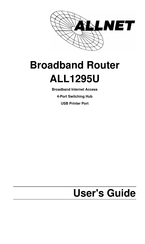 Allnet ALL1295U User Manual