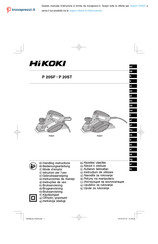 HIKOKI P 20SF Handling Instructions Manual