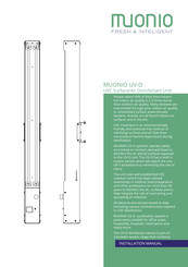 Muonio UV-O Installation Manual