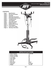 AFF 3052A Instruction Manual