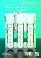 Vision Aqua VA-Basic Instructions Manual