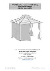 Sunjoy A102003701 Instruction Manual