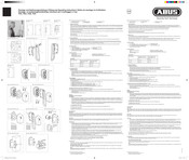 Abus 7510 Fitting And Operating Instructions