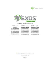 Seagate EXOS ST16000NM004J Product Manual