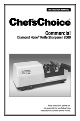 Chef's Choice Chef'sChoice Commercial Diamond Hone M2000 Instruction Manual