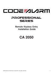 Code Alarm CA 2050 Installation Manual