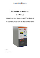 Kilowatt Labs SIRIUS 1364-24-B-1C-TM-SD-A-G User Manual
