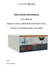Kilowatt Labs SIRIUS 1860-48-B-1C-M-SD-A-X-X-G User Manual
