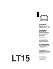 Jonsered LT15 Instruction Manual