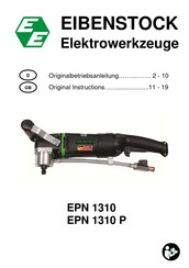 EIBENSTOCK EPN 1310 Original Instructions Manual
