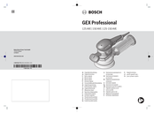 Bosch GEX 150 AVE Professional Original Instructions Manual