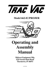 Trac Vac 662-IC/PRO/H/R Operating And Assembly Manual