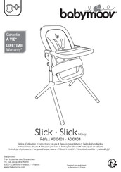 babymoov Slick Navy Instructions For Use Manual