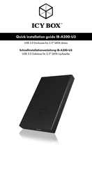 Icy Box IB-A200-U3 Quick Installation Manual