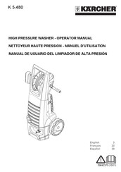 Kärcher K 5.480 Operator's Manual