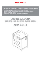 Palazzetti ALBA 4.5 Installation, User And Maintenance Manual