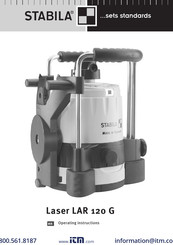 Stabila Laser LAR 120 G Operating Instructions Manual