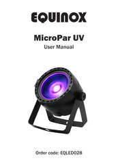 Equinox Systems MicroPar UV EQLED028 User Manual