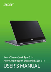 Acer Chromebook Spin 514 User Manual