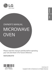 LG MJEN286UFW Owner's Manual