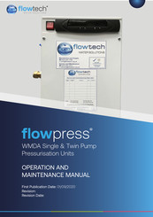FLOWTECH flowpress WMDA Operation And Maintenance Manual