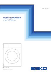 Beko WI1573 User Manual