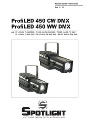Spotlight PR LED 450 ZN CW DMX User Manual