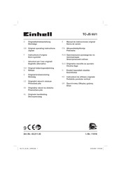 EINHELL TC-JS 60/1 Operating Instructions Manual